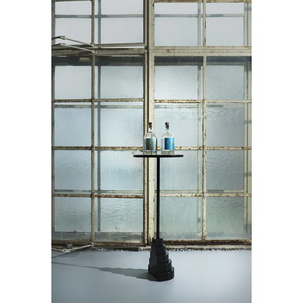 SOLUM Side Table H67 Light Sand/Travertine