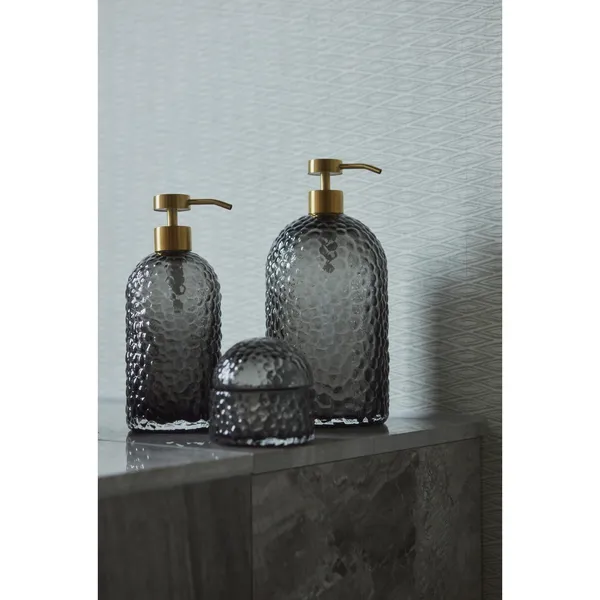 ARURA Sæbedispenser H20 Sort/Sølv
