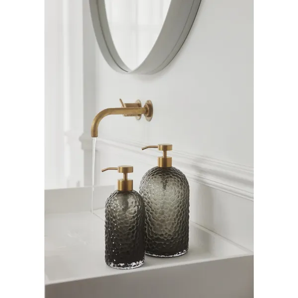 ARURA Sæbedispenser H20 Sort/Sølv