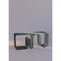 CURVA Bench L100 Dusty Blue