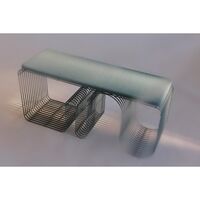 CURVA Bench L100 Dusty Blue