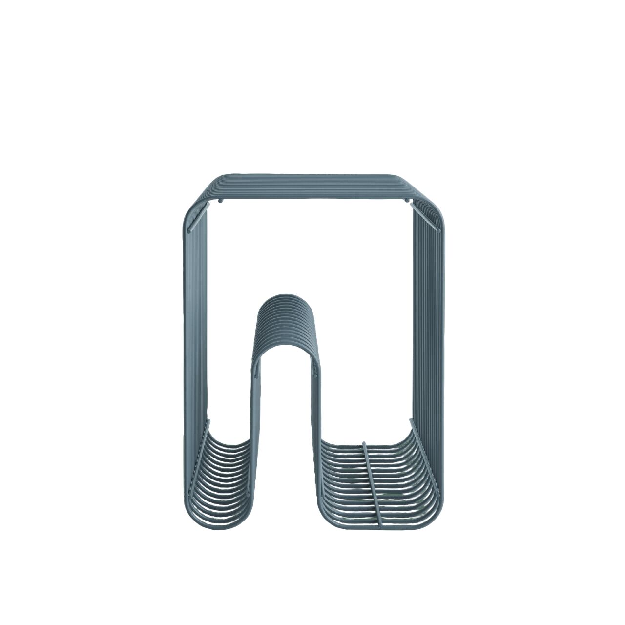 CURVA Hocker Dusty Blue