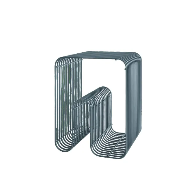 CURVA Stool Dusty Blue