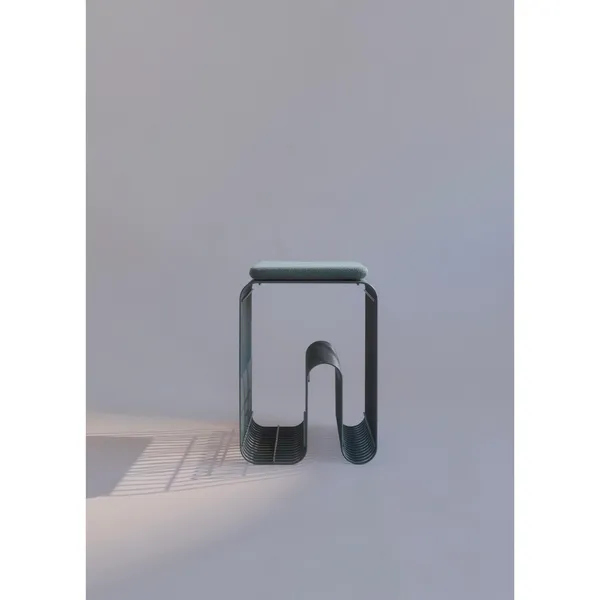 CURVA Stool Dusty Blue