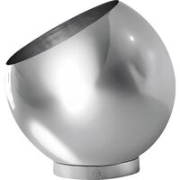 GLOBE Blumentopf Ø21 Silber