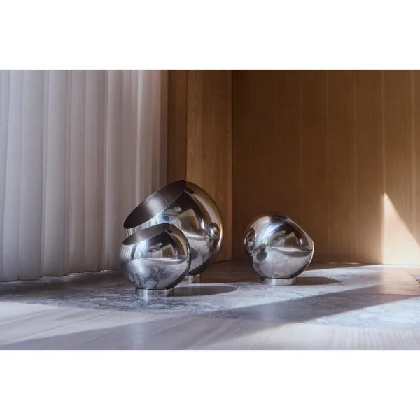 GLOBE Blumentopf Ø37 Silber