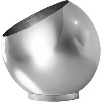 GLOBE Blumentopf Ø43 Silber