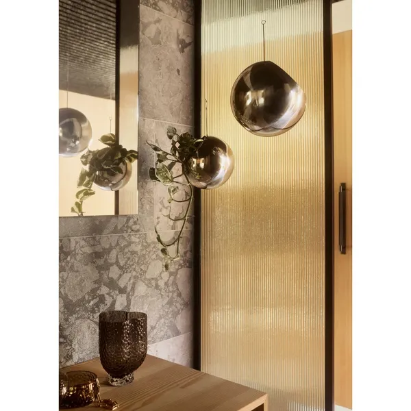 GLOBE Hanging Flowerpot Ø21 Silver