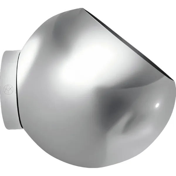 GLOBE Wall Flower Pot Ø21 Silver