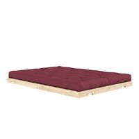 Flip Sofa Bed 140x200 Raw/710 Bordeaux
