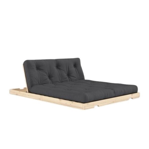 Flip Schlafsofa 140x200 Raw/734 Dunkelgrau
