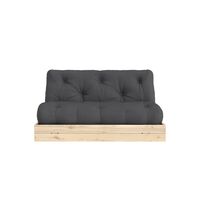 Flip Sofa Bed 140x200 Raw/734 Dark Grey