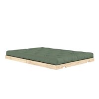 Flip Sofa Bed 140x200 Raw/756 Olive Green