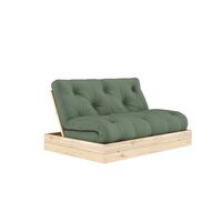 Flip Sofa Bed 140x200 Raw/756 Olive Green