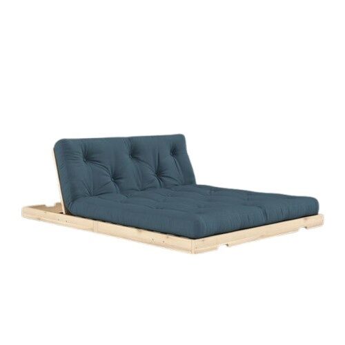 Flip Sovesofa 140x200 Raw/757 Petrol Blue