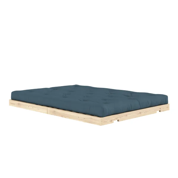Flip Sofa Bed 140x200 Raw/757 Petrol Blue