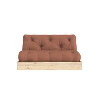 Klapp-Schlafsofa 140x200 Roh/759 Tonbraun