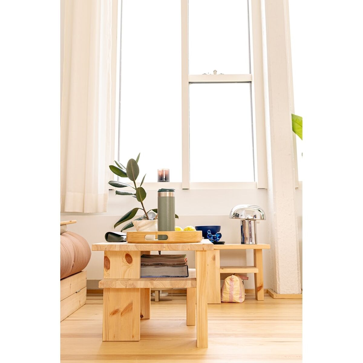 Japan Side Table Carob Brown