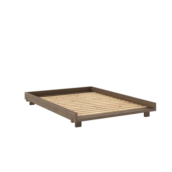 Social Bed Frame 140x200 Carob Brown