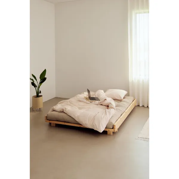 Social Bed Frame 140x200 Carob Brown