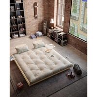 Social Bed Frame 140x200 Carob Brown