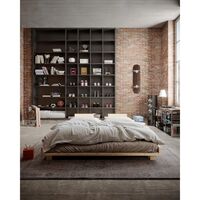 Social Bed Frame 180x200 Carob Brown