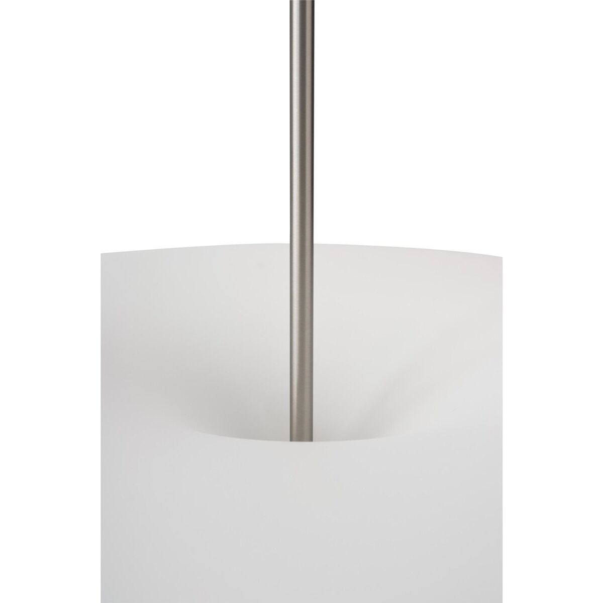 Kantarell Pendelleuchte Ø60 Aluminium/ Weiß