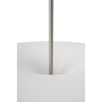 Kantarell Pendelleuchte Ø60 Aluminium/ Weiß