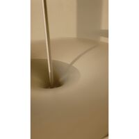 Kantarell Pendelleuchte Ø60 Aluminium/ Weiß