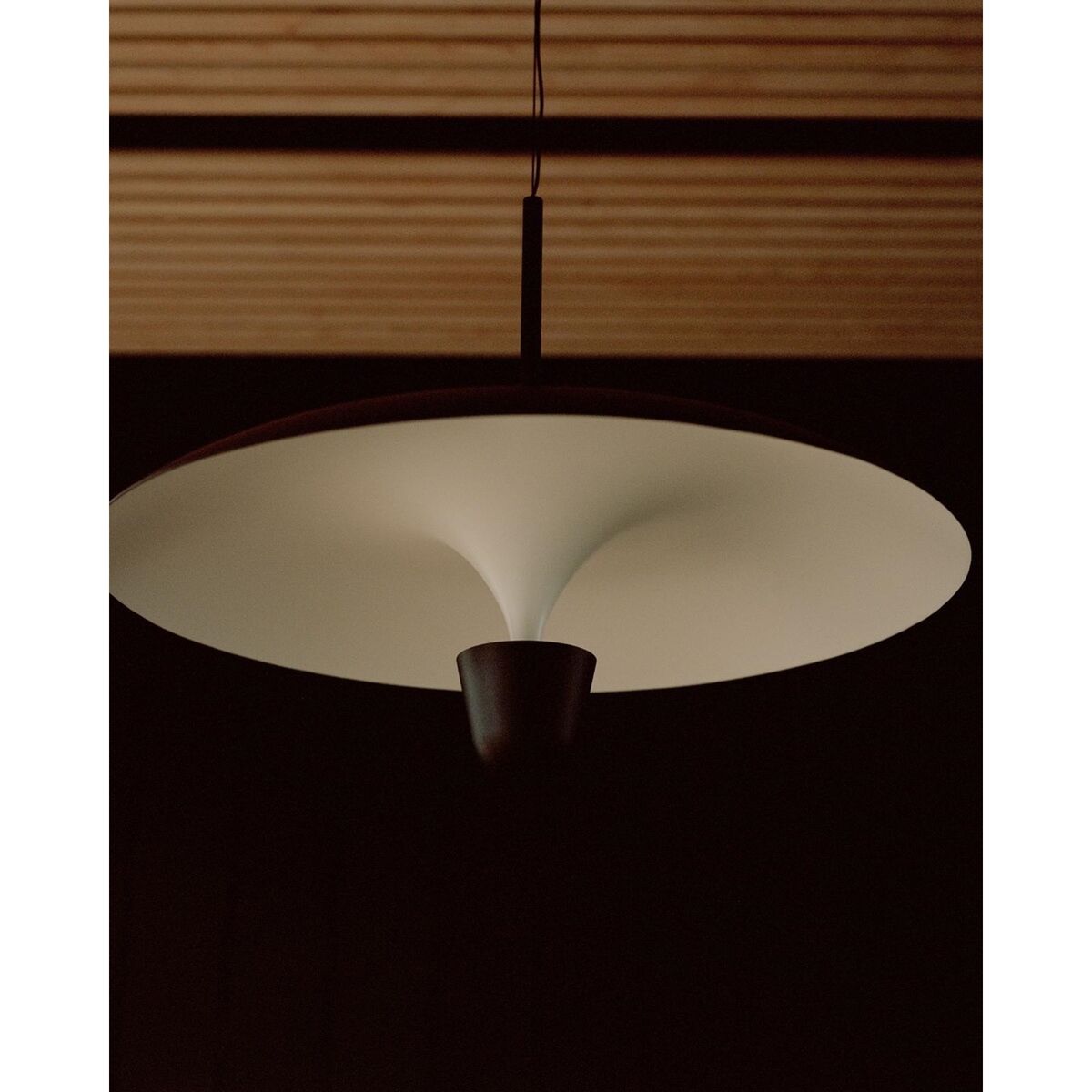 Kantarell Pendant Ø55 Black/ White