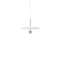Kantarell Pendelleuchte Ø55 Aluminium/ Weiß