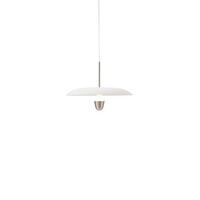 Kantarell Pendelleuchte Ø55 Aluminium/ Weiß