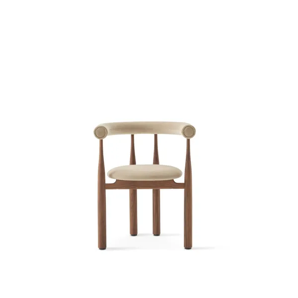 Bukowski Dining Chair Walnut/ Megan 26 Beige