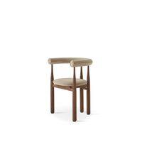 Bukowski Dining Chair Walnut/ Megan 26 Beige