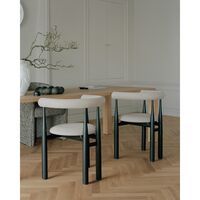 Bukowski Dining Chair Walnut/ Megan 26 Beige