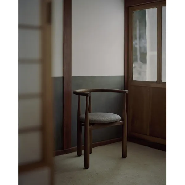 Bukowski Dining Chair Walnut/ Megan 26 Beige