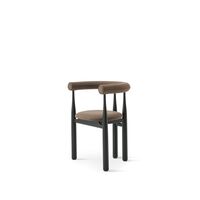 Bukowski Dining Chair Black/Wooly Plus 1008
