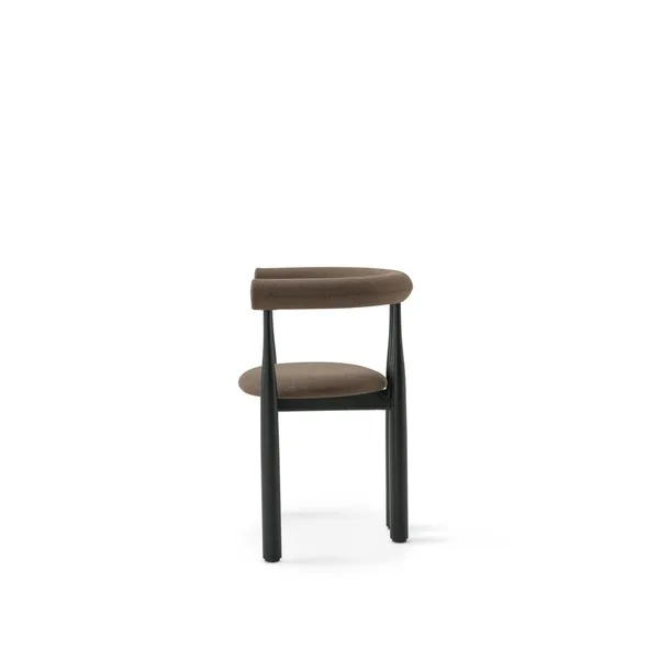 Bukowski Dining Chair Black/Wooly Plus 1008