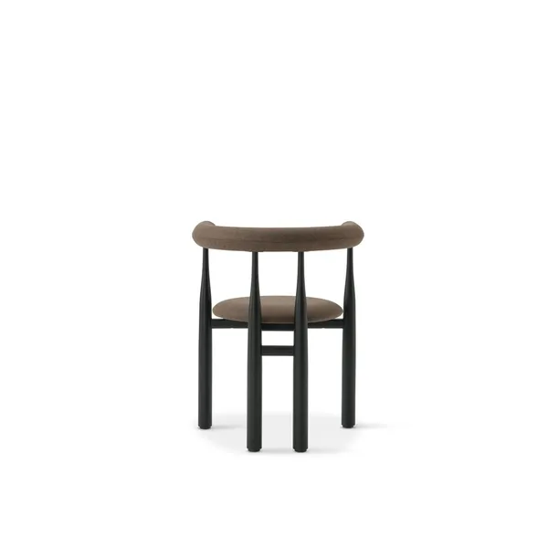 Bukowski Dining Chair Black/Wooly Plus 1008