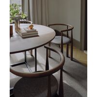 Bukowski Dining Chair Black/Wooly Plus 1008