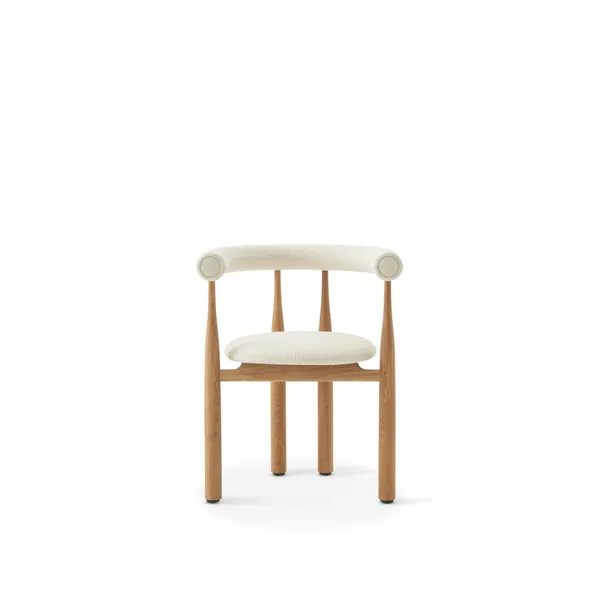 Bukowski Dining Chair Oak/Barnum Lana