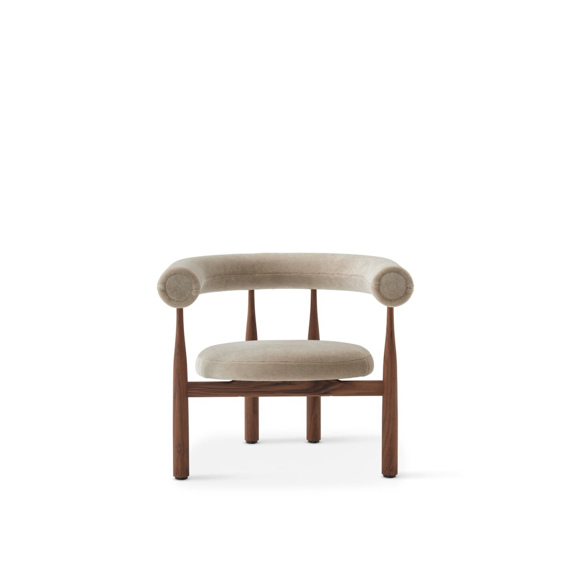 Fauteuil Bukowski en Noyer/ Restes 23