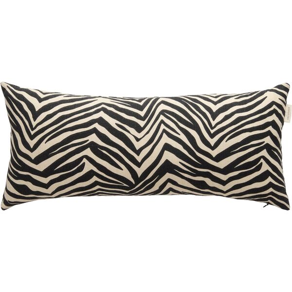 Zebra Cushion 30x70 cm Black/ White