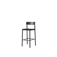 Betty TK15 Barstol Sortlakeret Ask/Sort Linnedflet