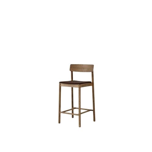 Chaise de Comptoir Betty TK14 Chêne fumé/Sisu