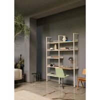 Rombe IF1 &IF5 Regalsystem Konfiguration B Lackierter Walnuss/Anthrazit