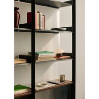 Rombe IF2 &IF6 Regalsystem D Lackiert Walnuss/Anthrazit