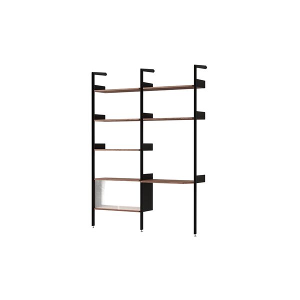 Rhomb IF2 &IF6 Configuración de estantería D Nuez lacado