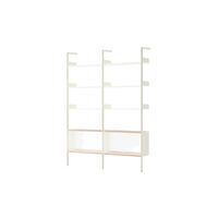 Rhomb IF3 &IF6 Regalkonfiguration E Lackierte Eiche/Alabaster