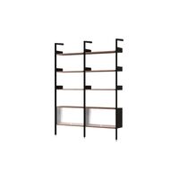 Rhomb IF3 &IF6 Shelving Configuration E Lacquered Walnut